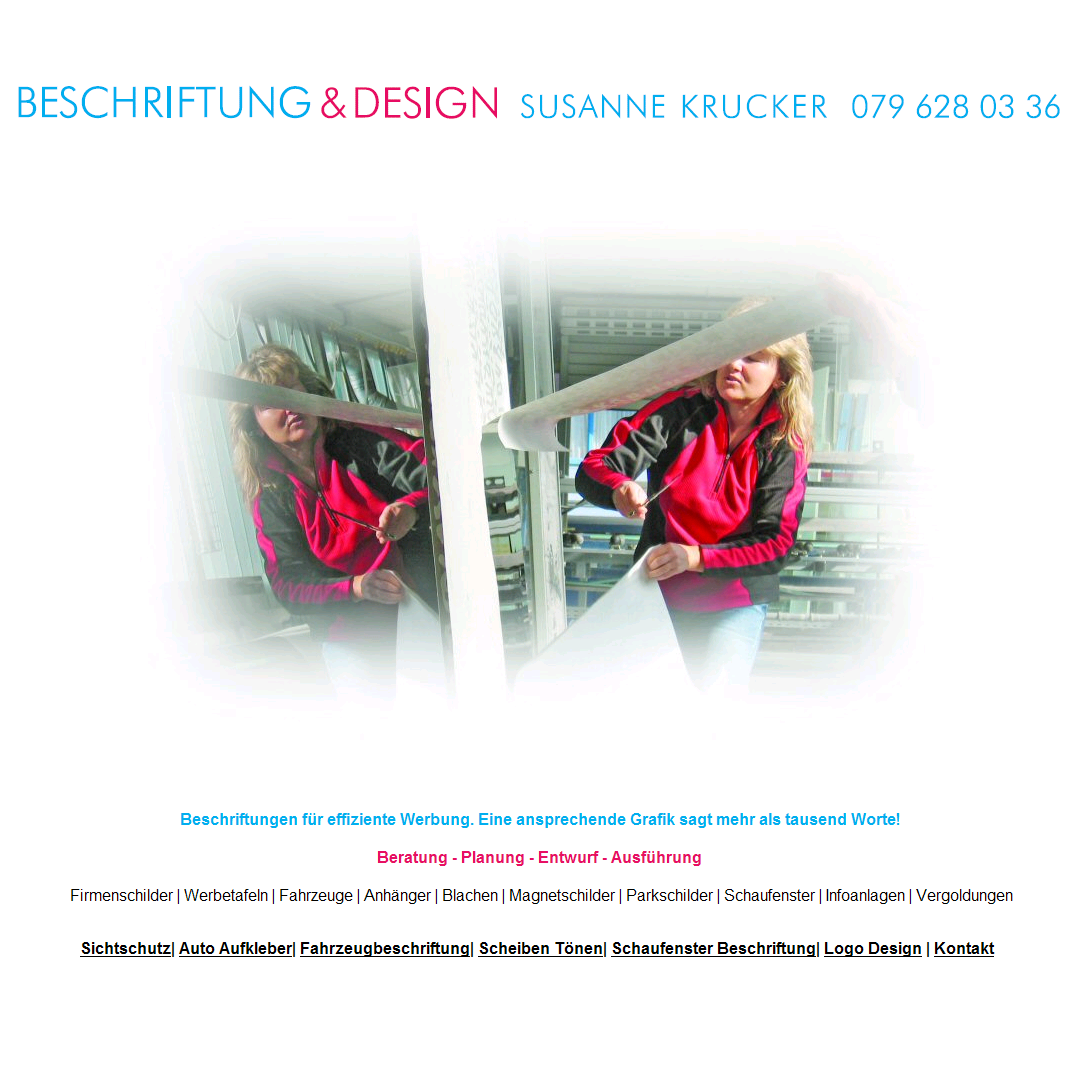 Beschriftung & Design Susanne Krucker